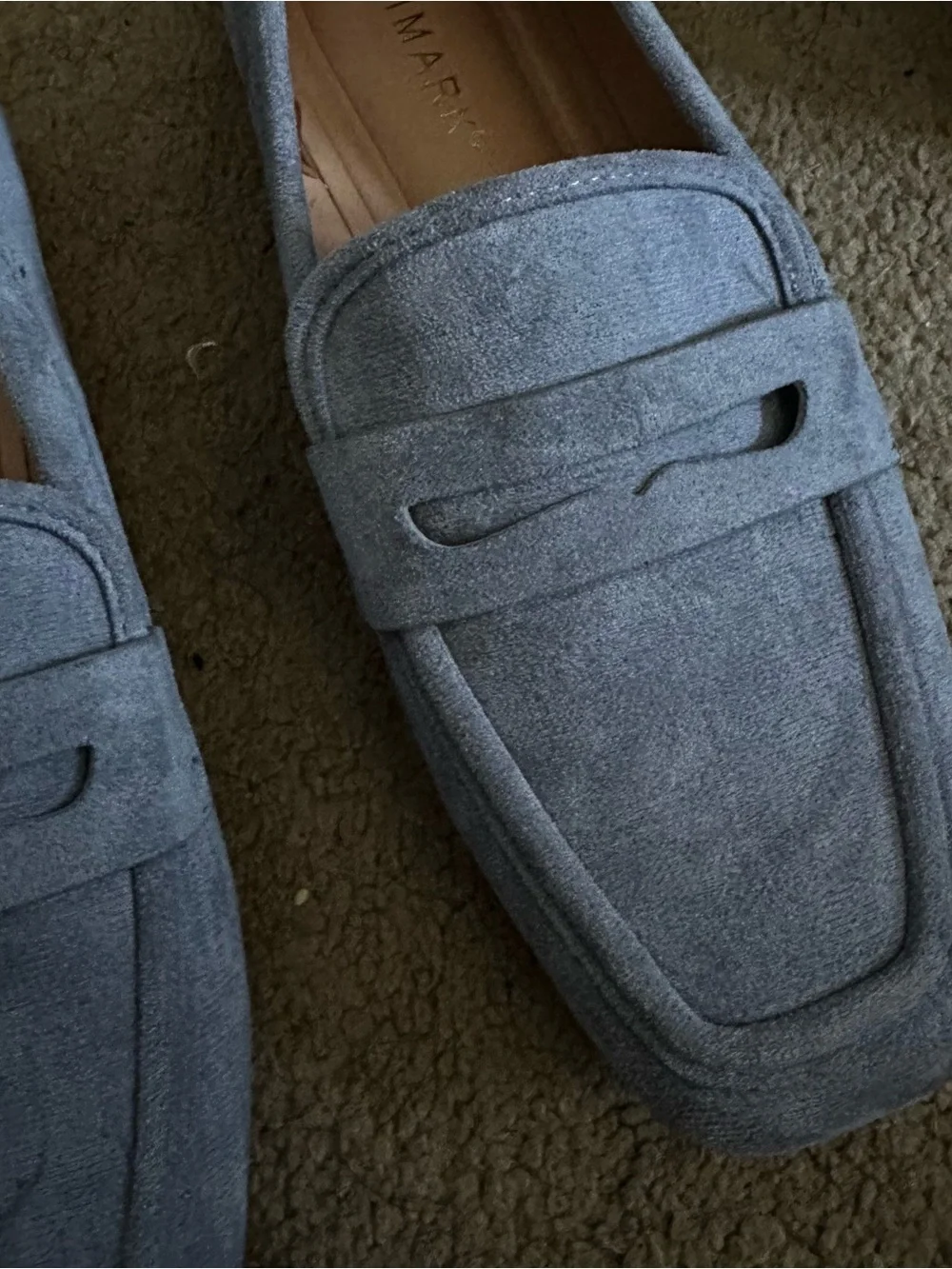 Blue/Gray Loafers